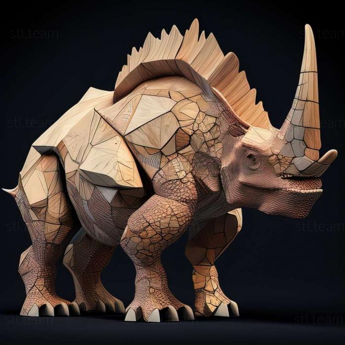 3D модель Mosaiceratops (STL)